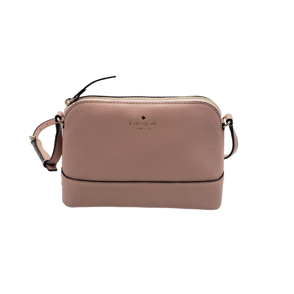 ✨HP✨KATE SPADE Blush Pink Hanna Pebbled Leather Rosycheeks Crossbody Bag